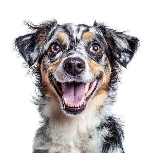 Happy and healthy dog